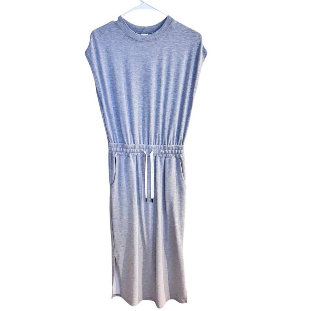Smash + Tess Gray Rebecca Minimalist Casual Slit Dress Size 2XS
